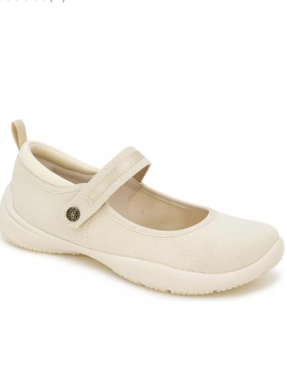 NWT JSPORT by JAMBU Melody Mary Jane Shoe in Cream Sz 8.5